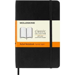 Moleskine Soft Notesbog | Linjer | Pocket | Black | 