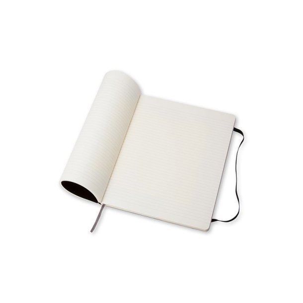 Moleskine Soft Notesbog | Linjer | XL | Black | 
