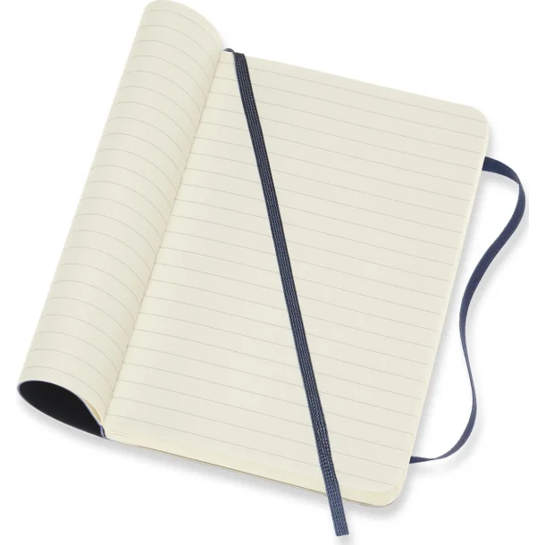 Moleskine Soft Notesbog | Linjer | Pocket | Bl� | 