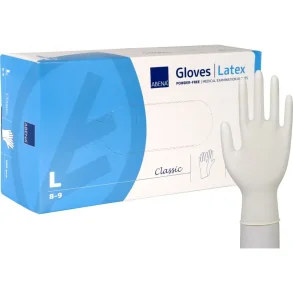 Nitrilhandsker Bl� pudderfri, Large (100 stk)