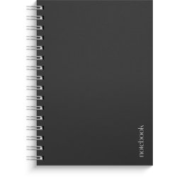 Notebook | Blank | A5 | Black |