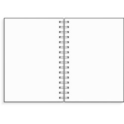 Notebook | Blank | A5 | Black |