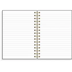 Notebook | Dark Bloom | A5 | Linjer | 