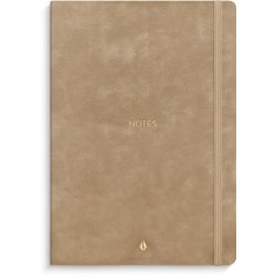 Notebook Deluxe | A5 | Linjer | Beige | 