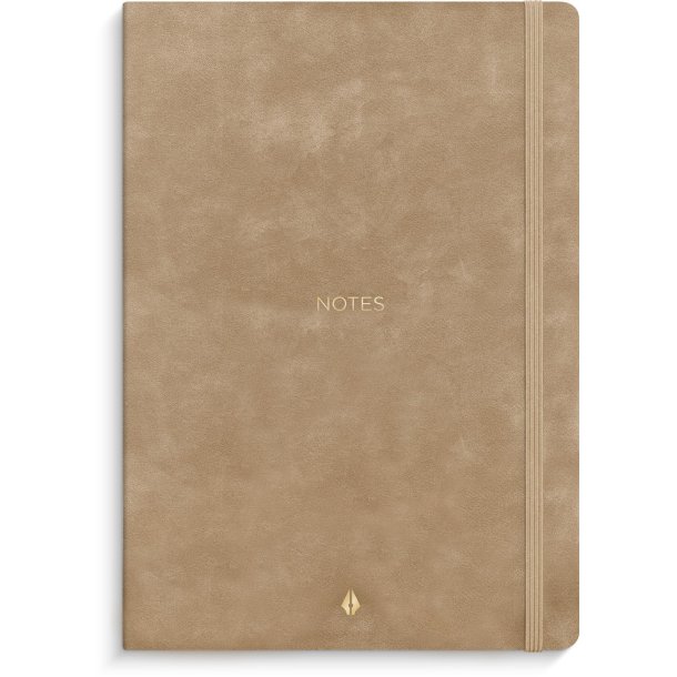 Notebook Deluxe | A5 | Linjer | Beige | 