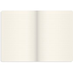 Notebook Deluxe | A5 | Linjer | Beige | 