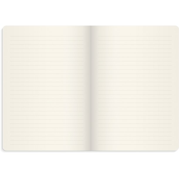 Notebook Deluxe | A5 | Linjer | Beige | 