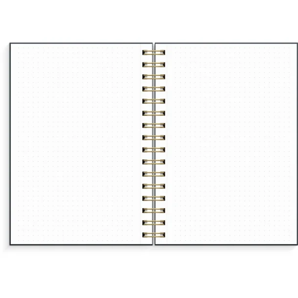Notebook | Dotted Flowery | A5 | Prikket |