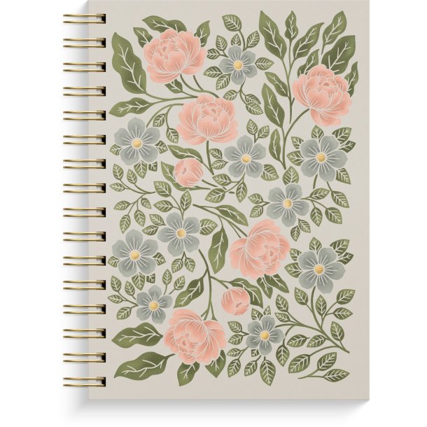 Notebook | Flower Dreams | A5 | Linjer | 