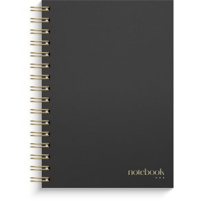 Notebook | Prikket | A5 | Black |