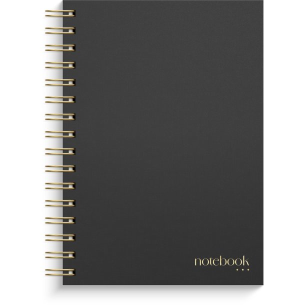 Notebook | Prikket | A5 | Black |