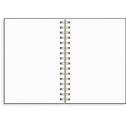 Notebook | Prikket | A5 | Black |