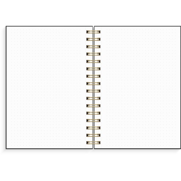 Notebook | Prikket | A5 | Black |