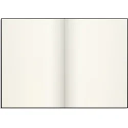 Notebook Textile | sort | Blank | A5 | 