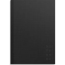 Notebook Textile | sort | Blank | A5 | 