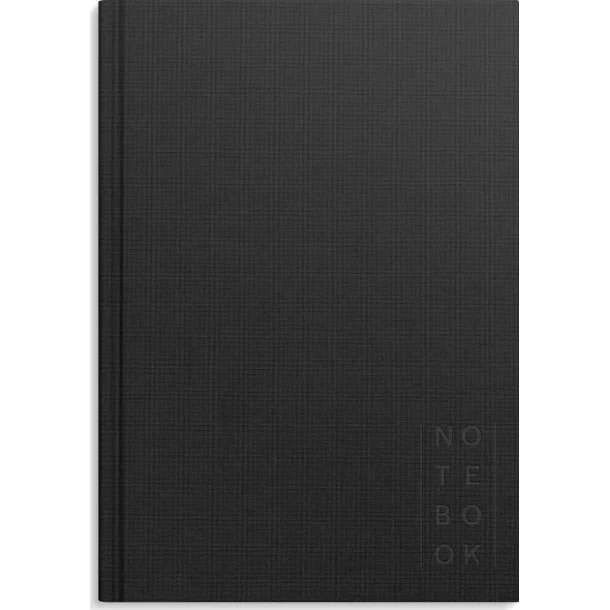 Notebook Textile | sort | Blank | A5 | 