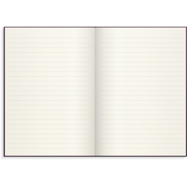 Notebook textile | Blomme | linjer | A5 |