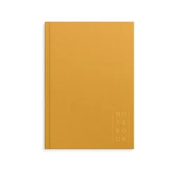 Notebook textile | Sennep | blank | A5 |