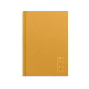 Notebook textile | Sennep | blank | A5 |