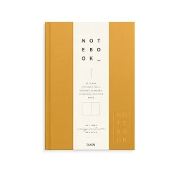 Notebook textile | Sennep | blank | A5 |