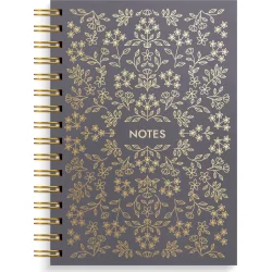 Notebook | A5 |  Black Flower |