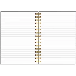 Notebook | A5 |  Black Flower |