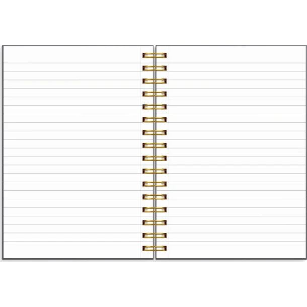 Notebook | A5 |  Black Flower |