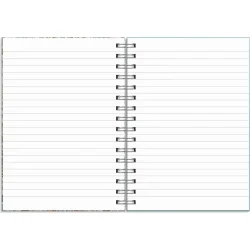 Notebook | A5 | Blue/Green Flowers |