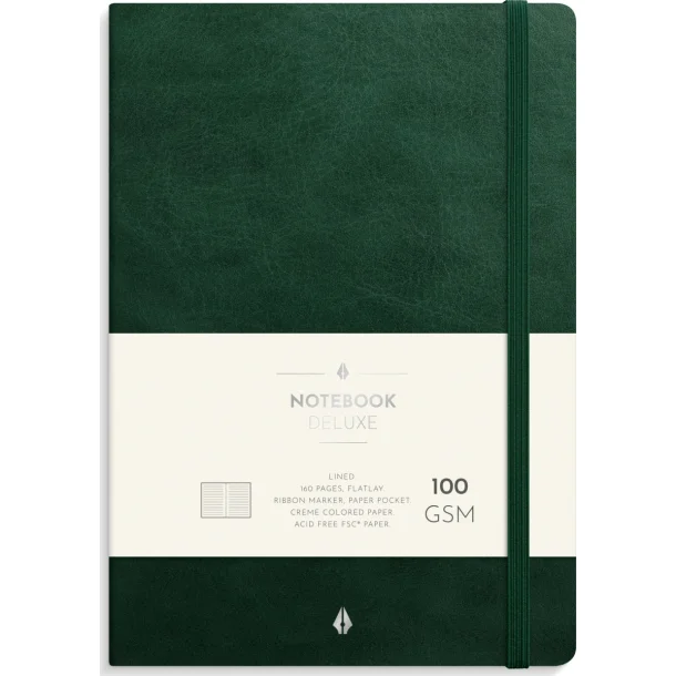 Notebook Deluxe | A5 | Dark Green |