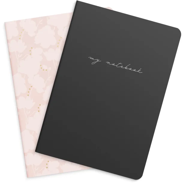 Notebook | Flower &amp; Notes | A5 2pak |