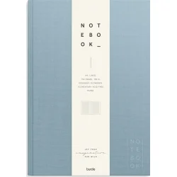 Notebook Textile | Light Blu | A4 |