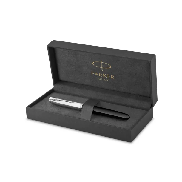 Parker 51 fyldepen i gaveske sort/krom