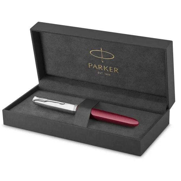 Parker 51 fyldepen i gaveske bordeaux/krom