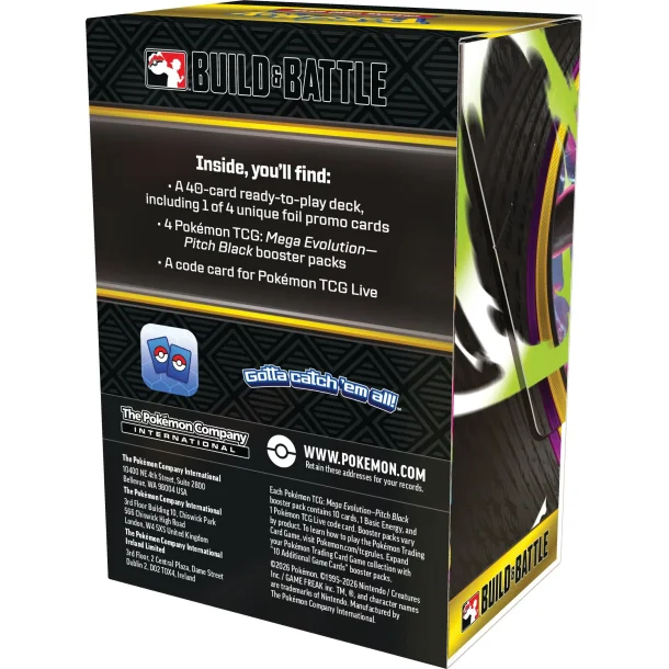 Pokemon Pitch Black Prerelease BILLET