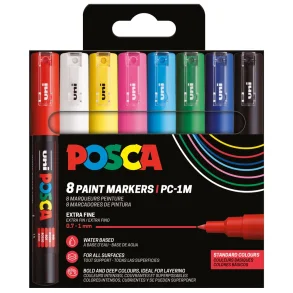 Posca | PC-1M | 8 stk. St Basic Color |