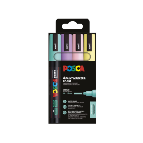 Posca | PC-5M 4 stk. | Soft Color |