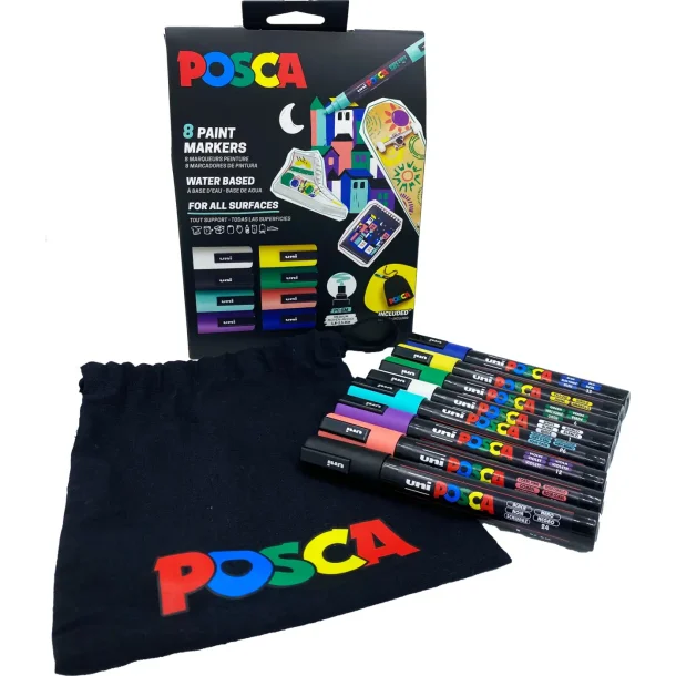 Posca S�t |  PC-5M | 8 stk. |