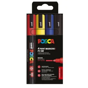 Posca | PC-5M | 4 stk. | Basic Color |