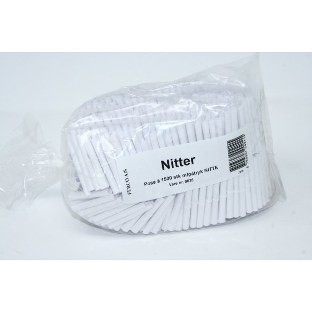 Pose med Nitter (1000 stk.) (820026)