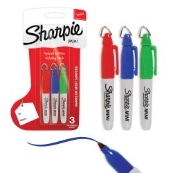 Marker Sharpie Fine 1,00mm Mini Julestr�mpe ass (3)