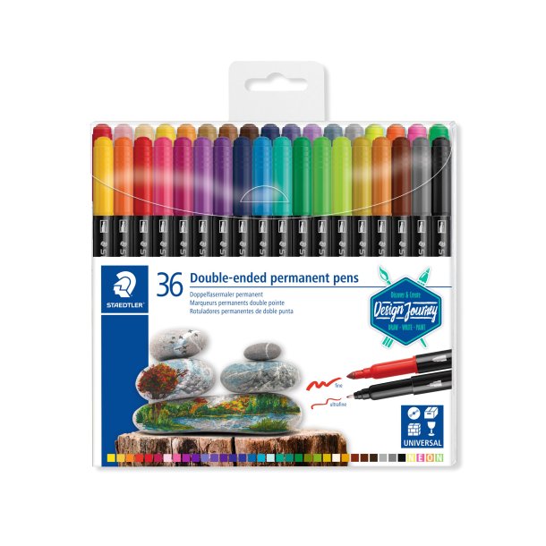 Marker Twin-Tip perm 3,0/0,5mm (36)