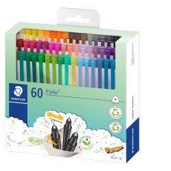 Staedtler Fineliner Triplus &#150; 60 Farver af Ren Magi