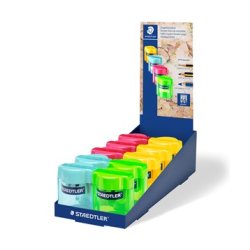 Blyantspidser m/holder Double ass farver