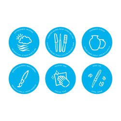 Modeller Fimo Air mixed s�t jul