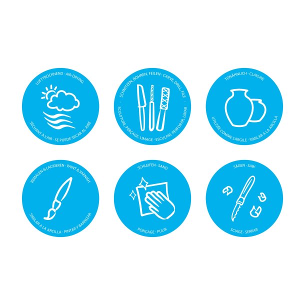 Modeller Fimo Air mixed s�t jul