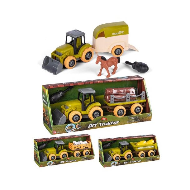 Saml selv traktor med anh�nger