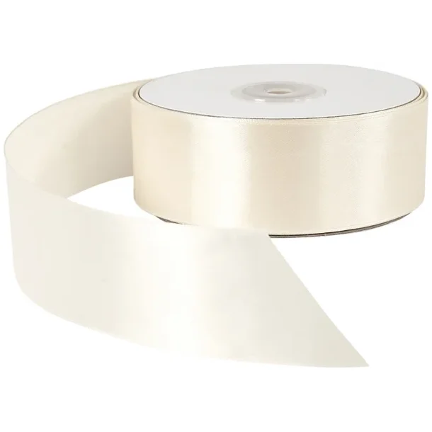 Satinb�nd | Creme | 38mm | 50m |