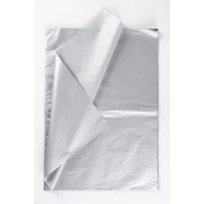 Silkepapir | 50x70cm | slv | 6ark |