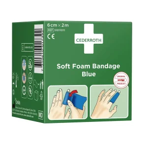 Soft Foam Bandage Bl� 6cmx2m