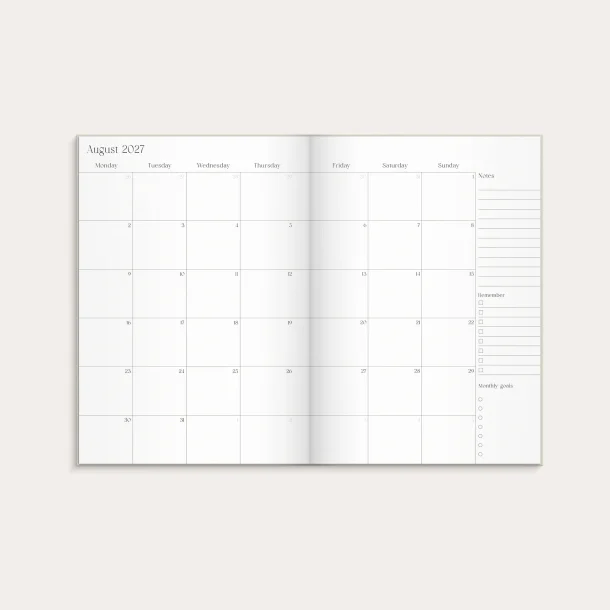 Student planner | A5 | beige |